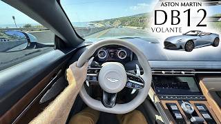 What Its Like to Live with an Aston Martin DB12 Volante POV [upl. by Anniken]