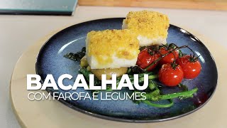 Receita de Bacalhau com farofa Dalena [upl. by Ah]