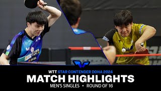 Sora Matsushima vs Lin Yun Ju  MS R16  WTT Star Contender Doha 2024 [upl. by Alihet]