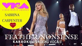 Sabrina Carpenter  FeatherNonsense Live Karaoke StudioFrom VMAS 2023 [upl. by Egas951]