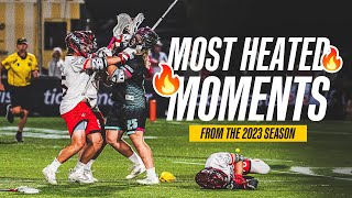 Most HEATED MOMENTS in Pro Lacrosse  2023 [upl. by Narmis]