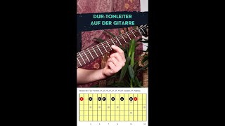 Tonleiter auf der Gitarre  Super Tipp [upl. by Nnaasil]