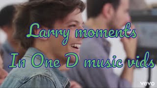 Larry Stylinson moments in One Direction Music Videos [upl. by Akemaj]