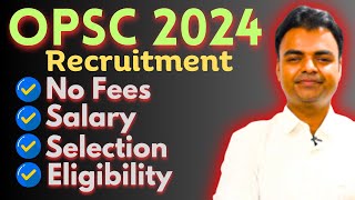 OPSC AEE Recruitment Notification 2024 BTech AEE Posts Vacancy Latest Govt Jobs 2024 Apply Now [upl. by Ennahteb87]