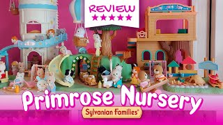 Sylvanian Families Primrose Nursery Review Calico Critters [upl. by Dulcia774]