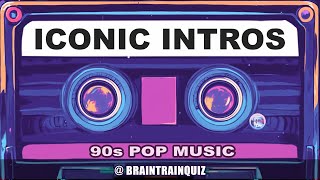 Guess the Song amp Artist from the ICONIC INTRO 90s POP [upl. by Acirej242]