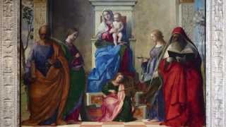 Giovanni Bellini San Zaccaria Altarpiece [upl. by Ayrotal567]