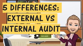 Five 5 Differences Between External Audit vs Internal Audit [upl. by Aseneg503]