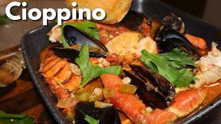 Cioppino a sea food soup  who the jets play week 1 [upl. by Ackerman412]