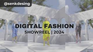 3D Fashion Design Showreel 2024  Senk Design  Digital Fashion Studio [upl. by Eniroc]