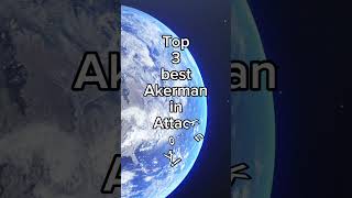 Top 3 best akerman in AOT [upl. by Dewey879]