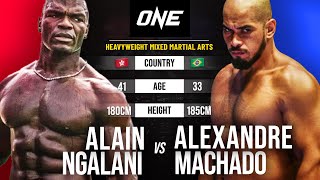 Alain Ngalani vs Alexandre Machado  Full Fight From The Archives [upl. by Ardnuassak676]