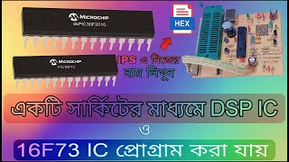 pickit 2 programmerdspic30f2010 programmingকিভাবে আইপিএস এর আইসি প্রোগ্রাম করবো [upl. by Herminia419]