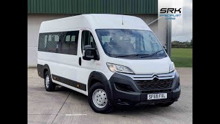 2019 Citroen Relay L4H2 MinibusLite lightweight 17 seater minibus with hydraulic wheelchair ramp [upl. by Ayitahs]