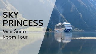 Sky Princess Mini Suite Room Tour [upl. by Ametaf]