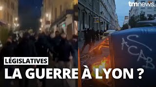 Des jeunes patriotes sortent dans les rues de Lyon pour défendre les commerçants antifas [upl. by Imotas]