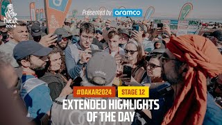 Extended highlights of Stage 12 presented by Aramco  Dakar2024 [upl. by Cletus]