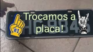 Placa mercosul no Opala [upl. by Regen]