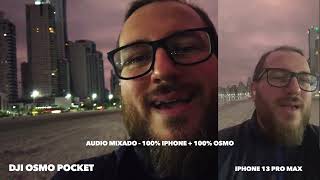 DJI Osmo Pocket vs iPhone 13 Pro Max [upl. by Oehsen203]