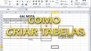 COMO CRIAR PLANILHAS NO EXCEL [upl. by Aihsirt]