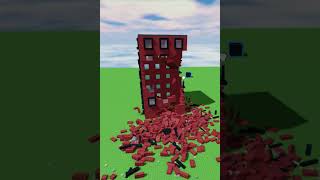 roblox destruction physics 1 roblox satisfying [upl. by Finnie]