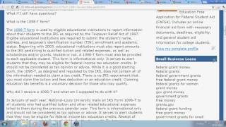 Form 1098T Tax and FAFSA Grants Question Guide [upl. by Deyes]