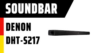 Soundbar Denon DHTS217  Test  Deutsch [upl. by Eemak]