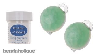 How to Use Pearlizing Powder in Resin [upl. by Nitnilc]