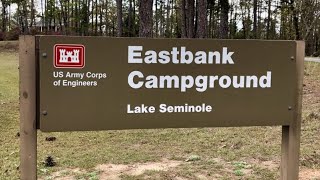 Eastbank Campground Lake Seminole COE RV Park [upl. by Imotas557]