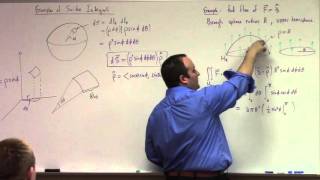 Multivariate Calculus Lecture 51 surface integration examples [upl. by Intruok]