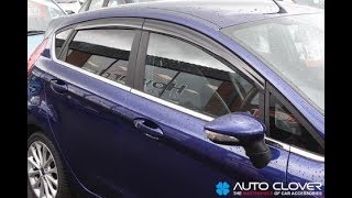 Auto Clover Wind Deflectors Set for Ford Fiesta MK7 2009  2017 5 door 4 pieces [upl. by Rubma]