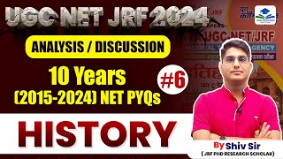 10 Years 20152024 NET PYQs  Analysis amp Discussion  History  Apni University  By Shiv Sir [upl. by Adnahcir]