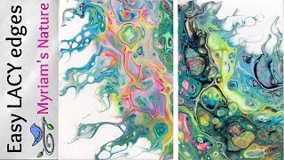 29 Tons of CELLS and a TECHNIQUE for LACING  DIMETHICONE in fluid acrylic painting  NO torch [upl. by Aitnohs]