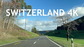 🇨🇭Driving in Switzerland 4K HDR  Canton of Aargau [upl. by Marrin]