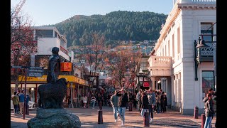 Scenic Walk in Beautiful Queenstown New Zealand Downtown City Center on Waterfront amp Top Weather [upl. by Solley]