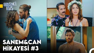 Erkenci Kuş 3 Bölüm Can❤Sanem Tüm Sahneleri [upl. by Hagan]