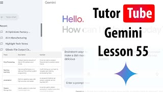 Google Gemini  Lesson 55  Preparing Travel Itinerary [upl. by Anin]