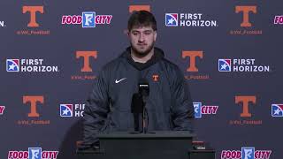 Tennessee OL Andrej Karic Talks Vols Spot in the College Football Playoffs [upl. by Teeter]