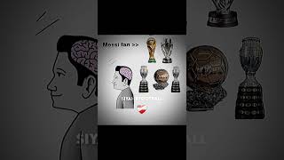 Messi vs Ronaldo fans🧠🤡edit football viralvideo [upl. by Buxton]