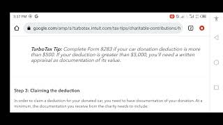 Donate car for tax deduction  classic tech [upl. by Nnylrac]