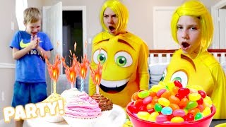 The Emoji Movie Party [upl. by Ahsaet]