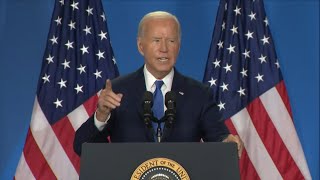 Joe Biden full press conference July 11 2024 [upl. by Tarton]