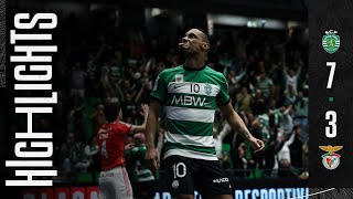 Resumo  Futsal Sporting CP 73 SL Benfica [upl. by Naloj]