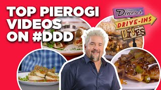 Craziest DDD Pierogi Vids of All Time with Guy Fieri  Diners DriveIns and Dives  Food Network [upl. by Saturday]