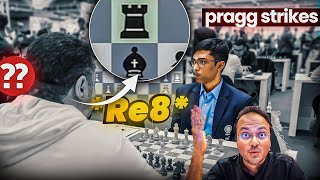 Praggnanandhaas fabulous first game at the Chess Olympiad 2024  Pragg vs Tissir [upl. by Atinaujnas]