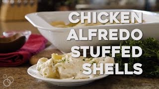 Chicken Alfredo Stuffed Shells [upl. by Suirtimed145]