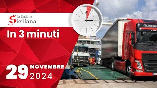 “IN TRE MINUTI” NOTIZIARIO DEL 29 NOVEMBRE 2024 [upl. by Armbrecht]