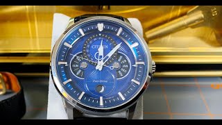 Citizen MoonPhase Watch CITIZEN Calendrier Multifunction Moonphase Mens Watch [upl. by Annoeik]