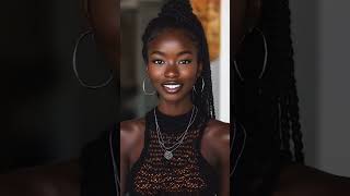 Ethereal Beauty Melanin Goddess In Caribbean Paradise  Kompa Gouyad Vibes [upl. by Ahsekin]