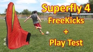 Nike Mercurial Superfly 4 Review  Freekicks  Play Test [upl. by Emmaline]